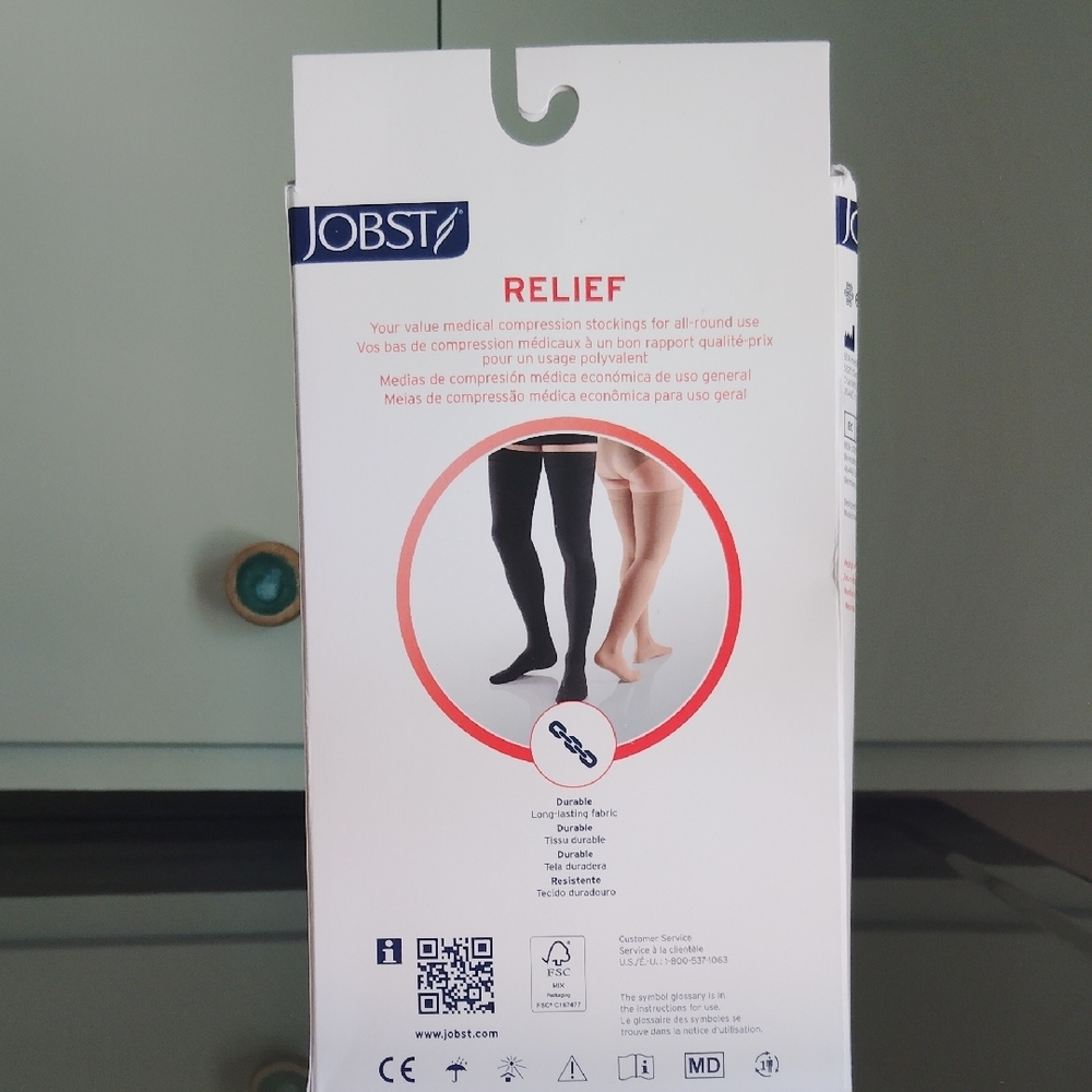 Relief Compression Socks - Black - Picture 6 of 8
